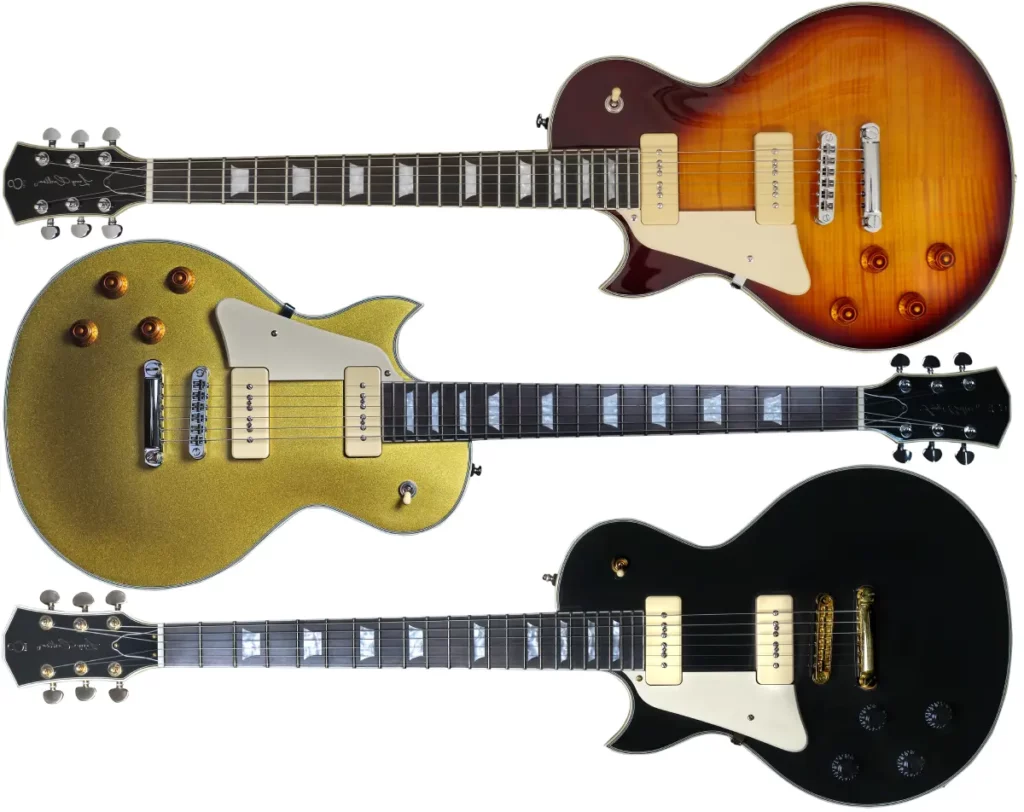 Left Handed Sire Guitars - Sire Larry Carlton L7V LH - Available in 3 finishes; Tobacco Sunburst, Gold Top, or Black