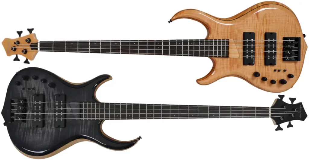 Left Handed Sire Bass Guitars - Marcus Miller M7 Ash LH 4-String - Available in 2 finishes; Natural, or Transparent Black