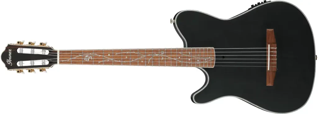 Left Handed Ibanez Guitars - Ibanez TOD10NL Transparent Black Flat