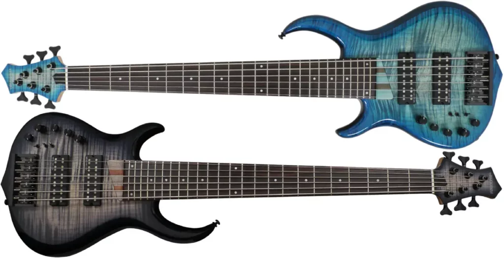 Left Handed Sire Bass Guitars - Marcus Miller M7 Alder LH 6-String - Available in 2 finishes; Transparent Blue or Transparent Black