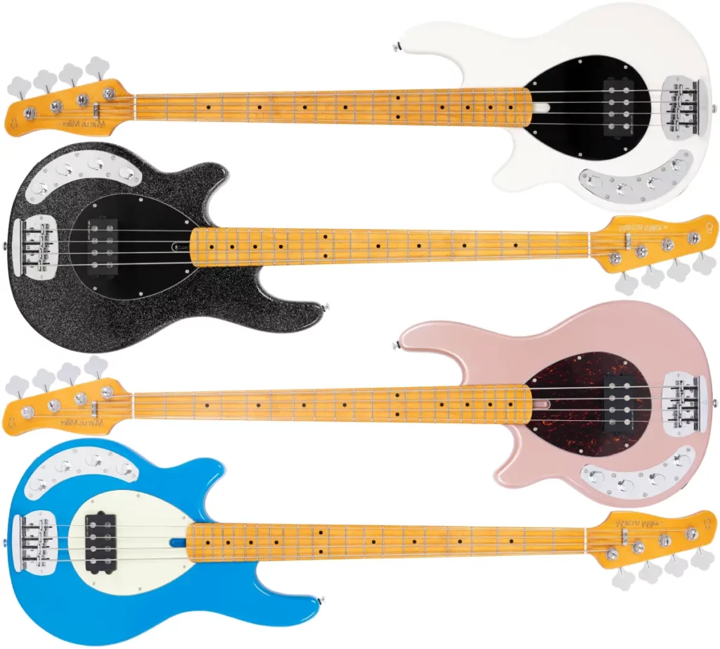 Left Handed Sire Bass Guitars - Marcus Miller Z3 LH 4-String - Available in 4 finishes; Antique White, Sparkle Black, Rosegold, or Blue