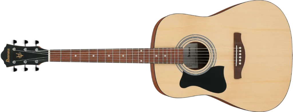 Left handed Ibanez Guitars - V50LNJP acoustic guitar (Open Pore Natural)