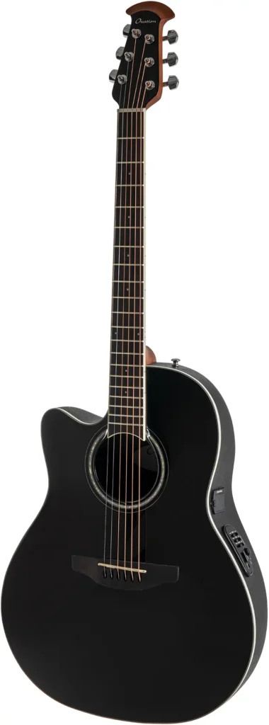 Left Handed Ovation Guitars - Celebrity Traditional CS24L Mid Cutaway (Black)
