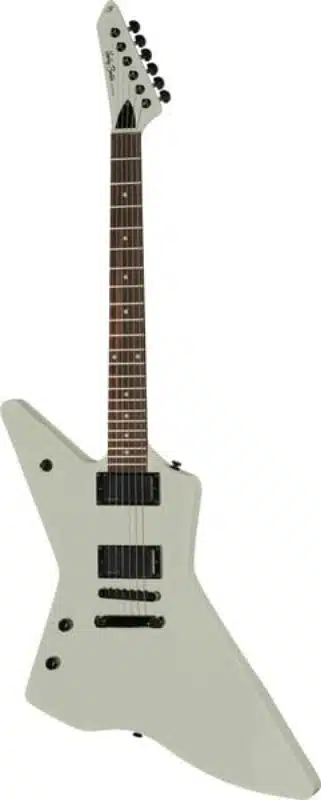 Left handed Harley Benton EX-84 LH Modern guitars in a Gloss White finish