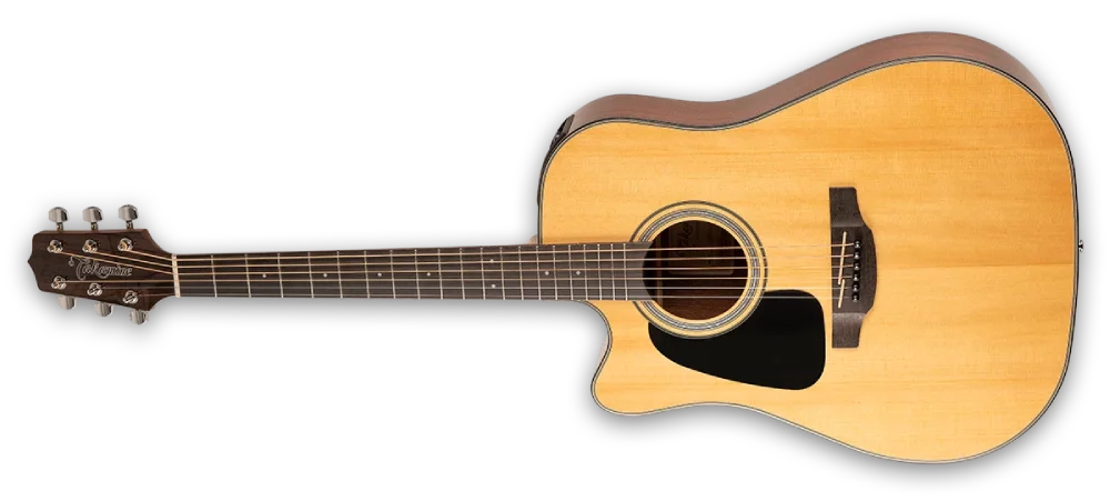 Left Handed Takamine Guitars - A lefty Takamine GD30CE-LH acoustic guitar with a gloss natural finish.
