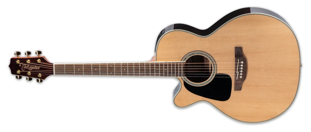 Left Handed Takamine Guitars - A lefty Takamine GN51CE-LH acoustic guitar with a gloss natural finish.