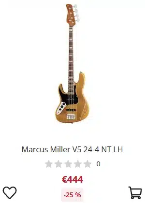 Lefty Sire Marcus Miller V5 24-4 (Natural) - €444 at Thomann for Cyber Week