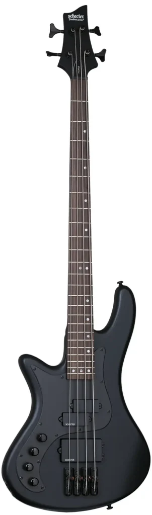 Left Handed Schecter Bass Guitars - Schecter Stiletto Stealth-4 LH