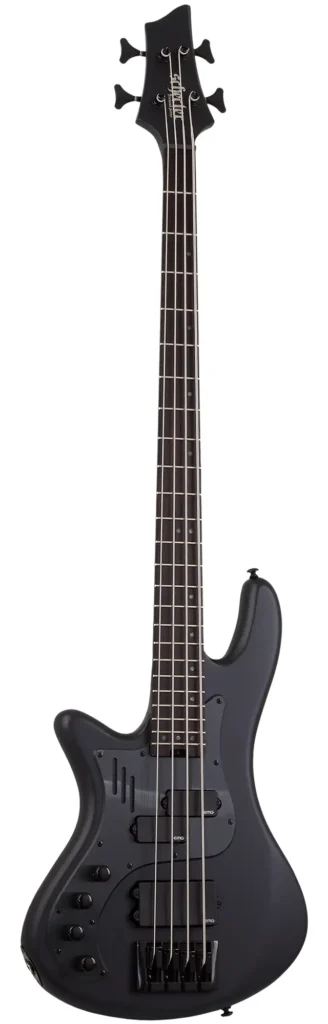 Left Handed Schecter Bass Guitars - Schecter Stiletto-4 Stealth Pro EX LH