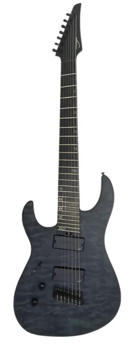 Left Handed Legator Guitars - A left handed Legator N7FSS-LH in a Black Flame finish